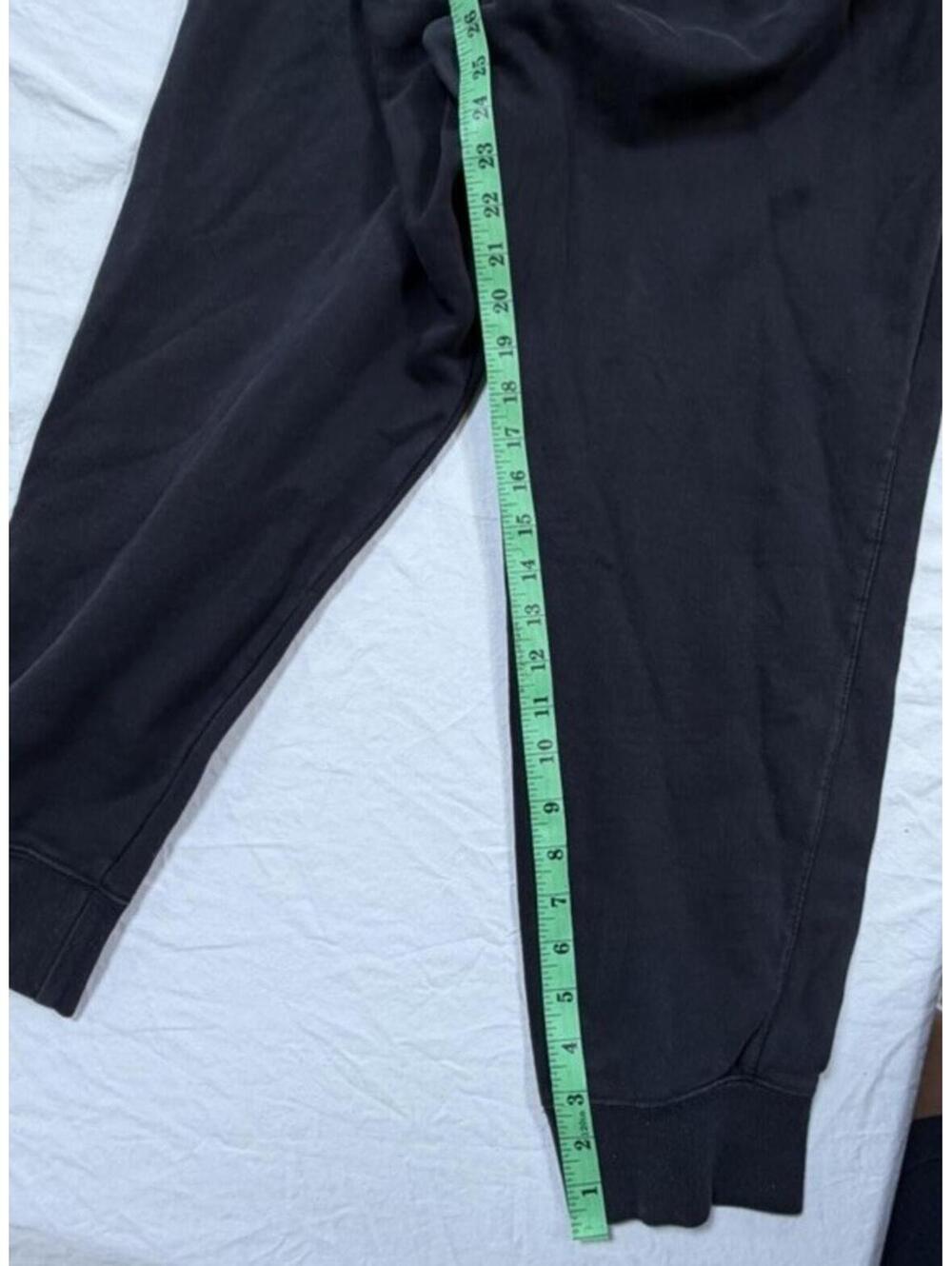 Nike Men's Black Fleece Sweatpants Drawstring Pockets Tapered Leg Size XL - Picture 4 of 5